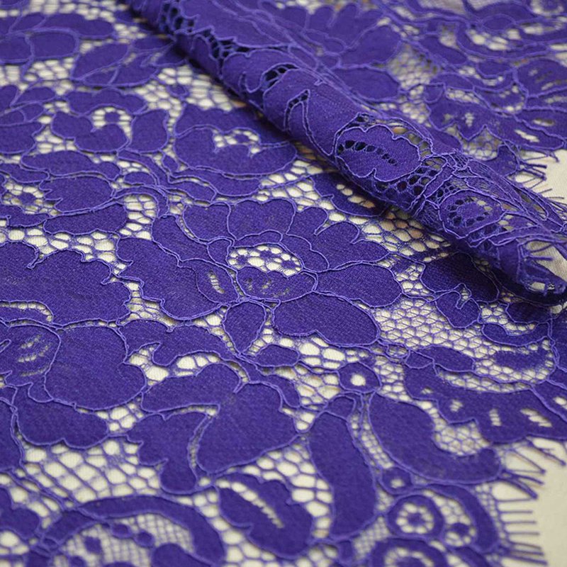 Eyelash Lace Lace Fabric Placement Floral for Apparel Wholesale Suppli 11